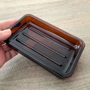 Restoration Hardware Amber Soap Tray